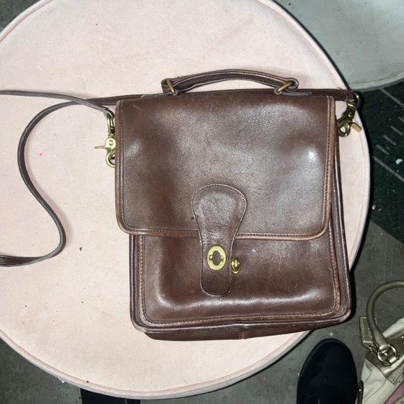Coach vintage Brown Leather Crossbody Bag - Picture 2 of 6